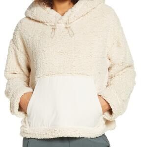 New Slouchy Hoodie NWT $69 Zella Cassie Large Fleece Slouchy Hoodie